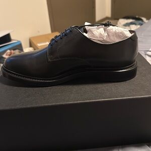 Black dress shoes size 10 from J.Crew never worn .